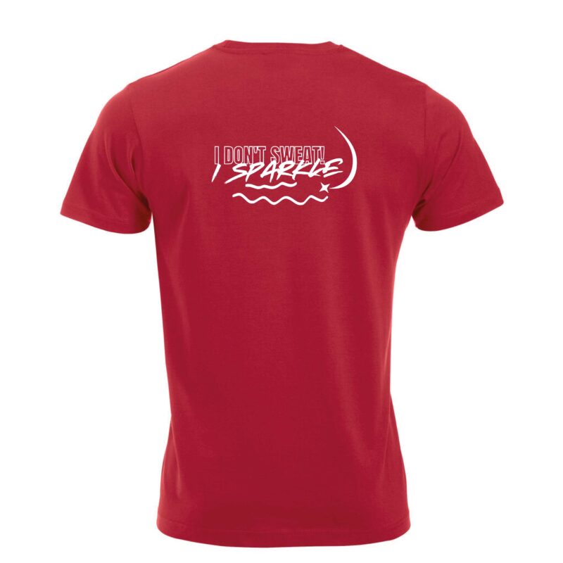 New Classic T-shirt <br> "I don't sweat I sparkle"